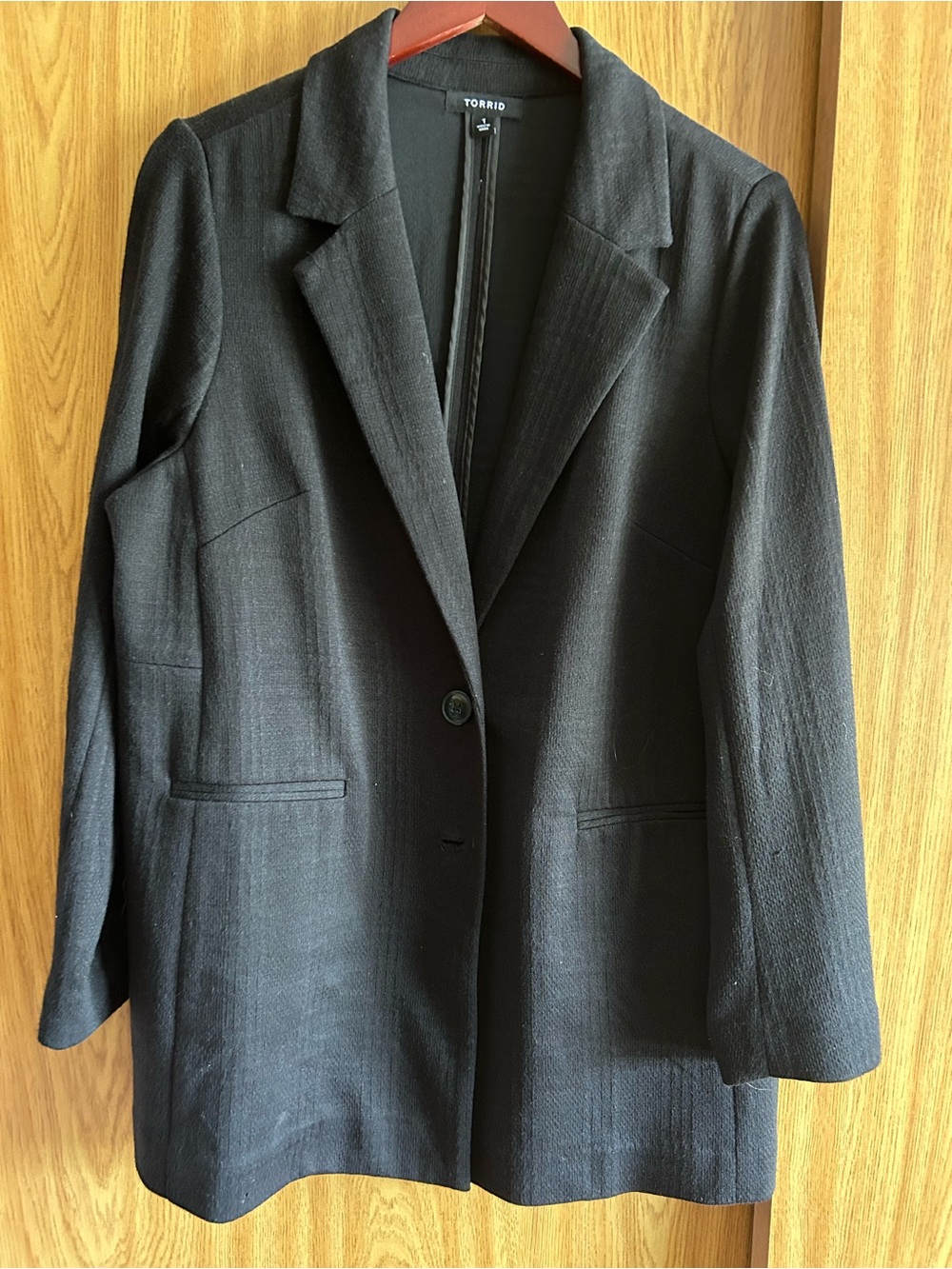 torrid Black Single-Button Blazer Jacket